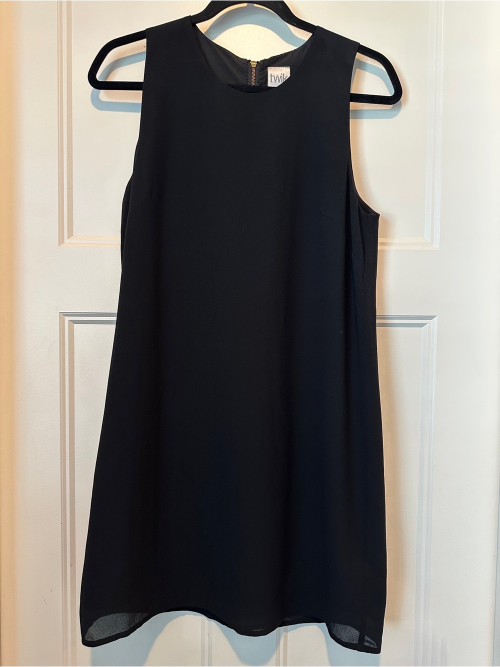 Twik Black Sleeveless Shift Dress